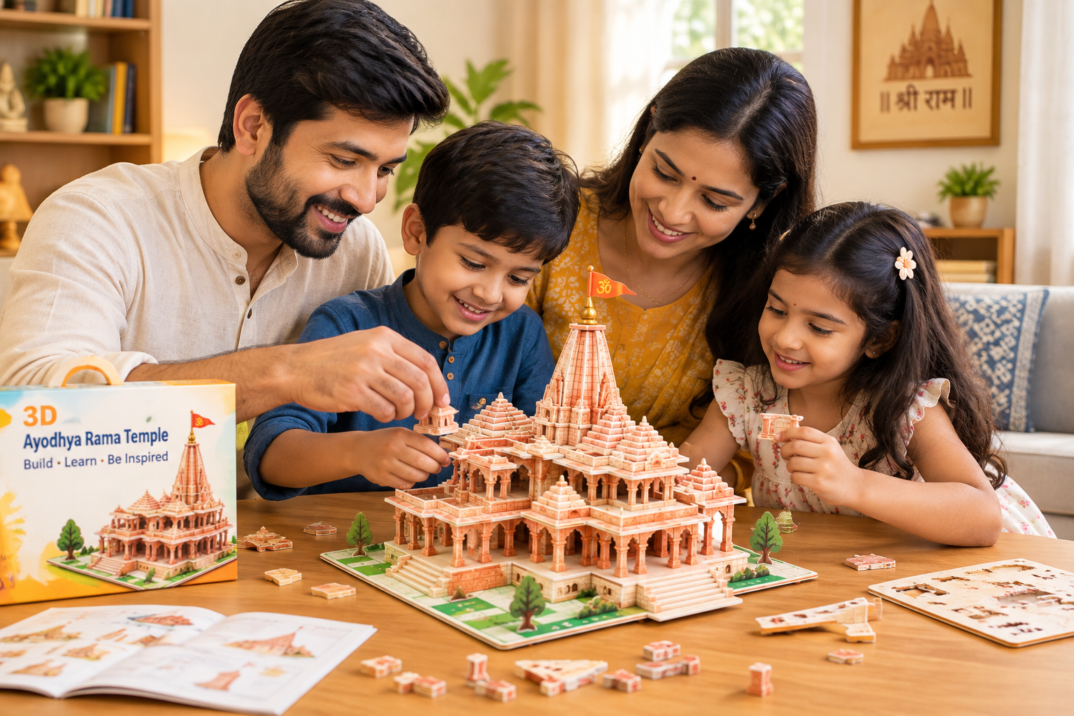 Child and parent playing with the product